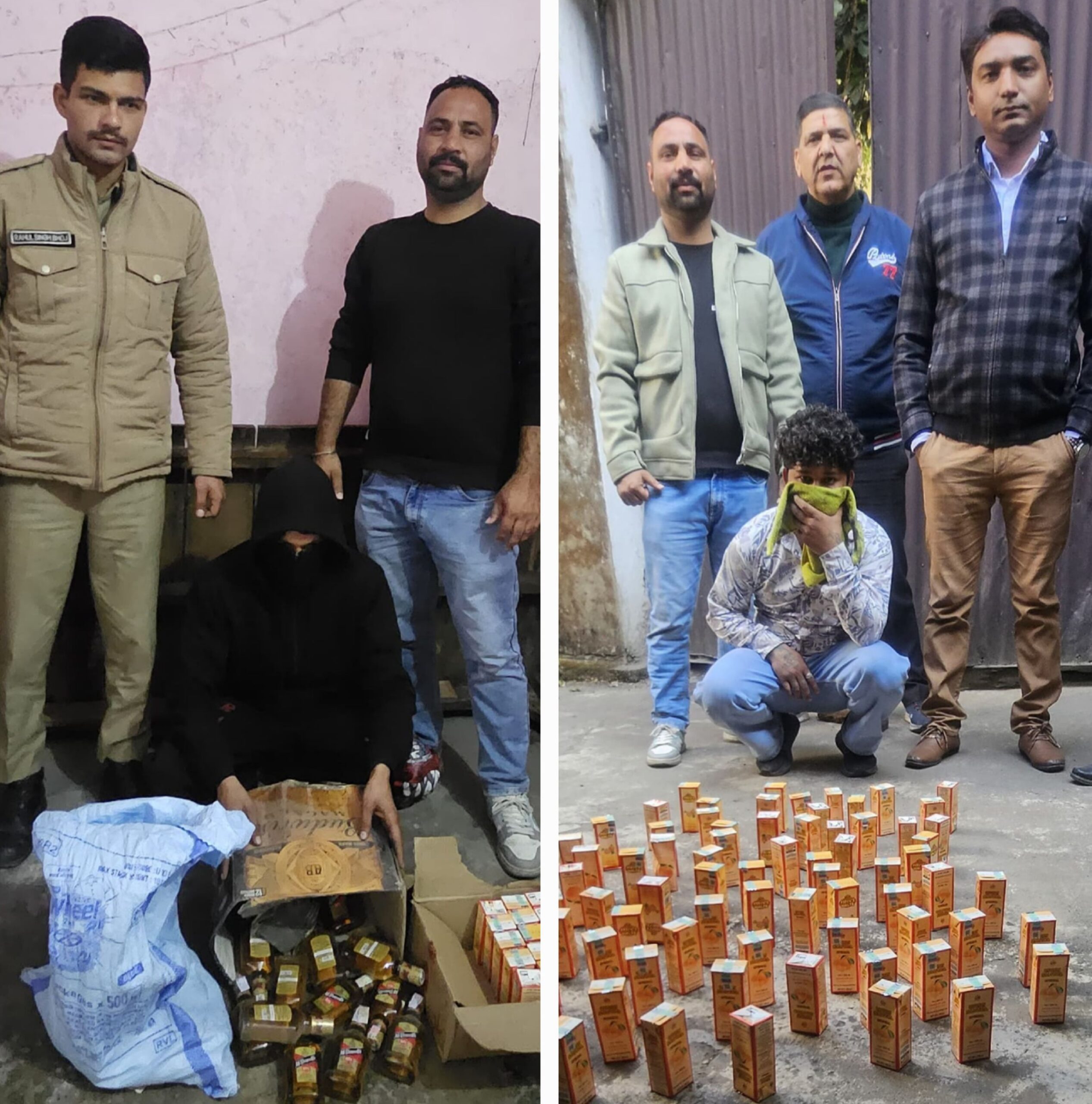 लालकुआँ -मोटाहल्दू  गणतंत्र दिवस पर पूर्ण बन्दी के दौरान आबकारी विभाग का सख़्त प्रहार, अवैध शराब कारोबार पर दो बड़ी कार्रवाइयाँ रंगे हाथ गिरफ्तार